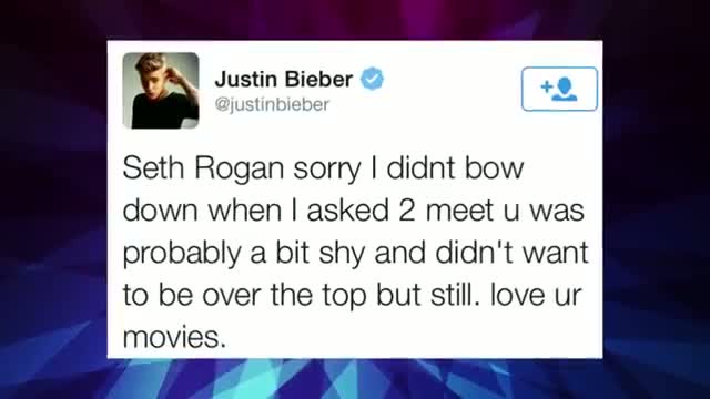 Watch Justin Bieber Finally Responds to Seth Rogen's Hate Video