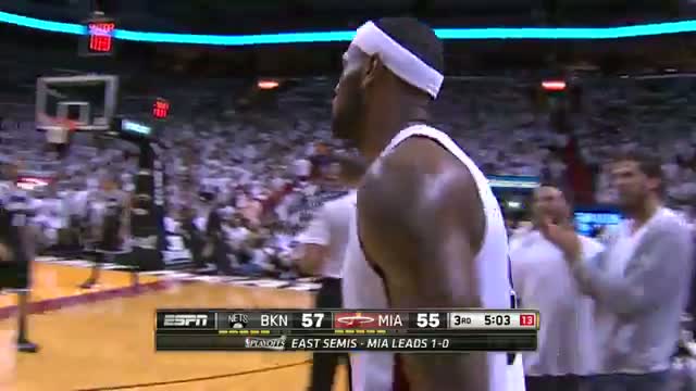 Watch NBA: LeBron Leaps Into the Crowd and Runs Up 5 Rows for the Save Attempt (Basketball Video) Video