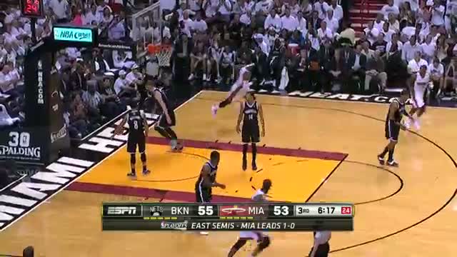 Watch NBA: LeBron Leads the Heat to a 2-0 Advantage Over the Nets (Basketball Video) Video