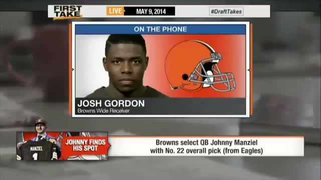 Watch Josh Gordon on Johnny Manziel! Video
