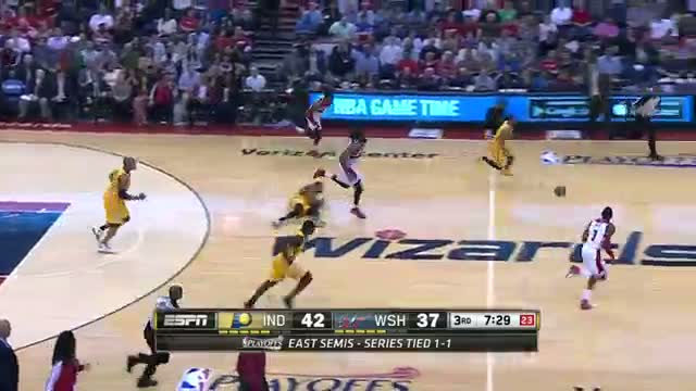 Watch NBA Pacers vs. Wizards: Game 3 Highlights (Basketball Video) Video