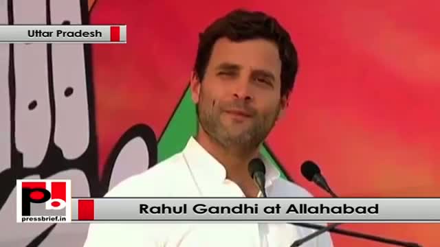 Watch Rahul Gandhi : Allahabad was once the main industrial centre in the country but not now Video