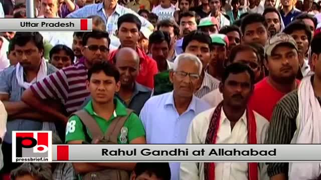 Watch Rahul Gandhi : People go to Congress ruled states for jobs Video