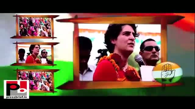 Watch Priyanka Gandhi - " Your development is Rahul Gandhi's top priority" Video