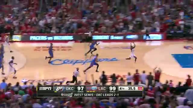 Watch NBA Thunder vs. Clippers: Game 4 Highlights (Basketball Video) Video