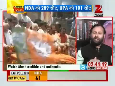 Watch Exit poll 2014: BJP-TDP alliance may get 11-15 seats in Andhra Pradesh Video
