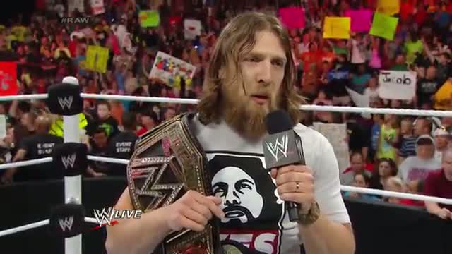 Watch Daniel Bryan addresses his injury: WWE Raw, May 12, 2014 Video