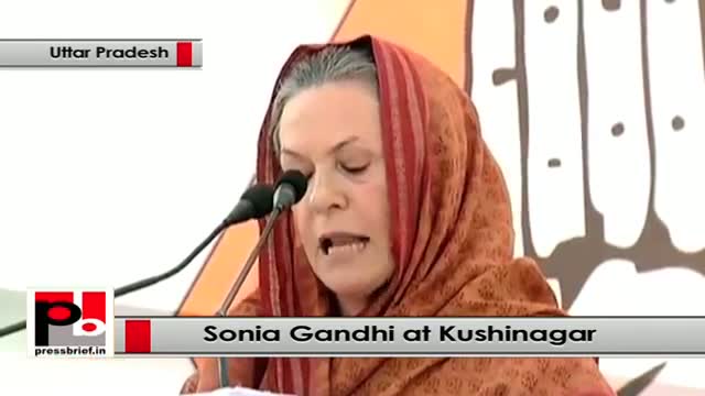 Watch Sonia Gandhi : Gujarat model which Narendra Modi is boasting about is something else Video