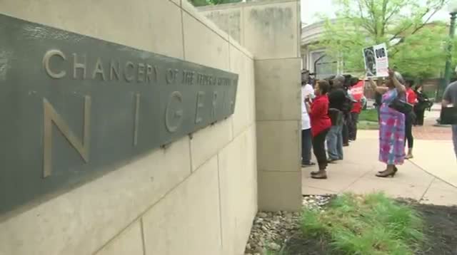 Watch Groups Protest for Kidnapped Nigerian Girls Video