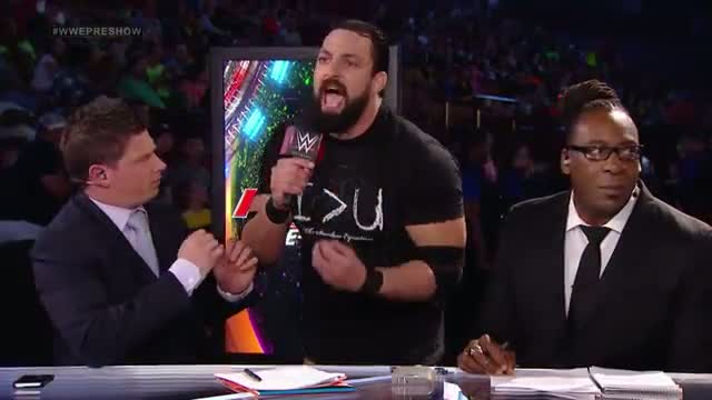 Watch Damien Sandow storms the WWE Network Raw Pre-Show set Video