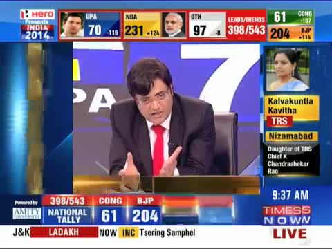 Watch 'NDA wins India 2014 Election' : Ab ki Baar, Modi Sarkaar Video