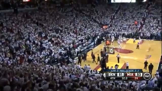 Watch Ray Allen's 3 Pointer vs Brooklyn Nets Game 5 - NBA Playoffs 2014 Video