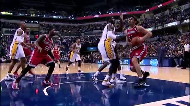 Watch NBA: Inside Stuff: Roy Hibbert's Unique Court Vision (Basketball Video) Video