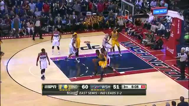 Watch NBA: David West's 29 Points Powers the Pacers Over the Wizards (Basketball Video) Video