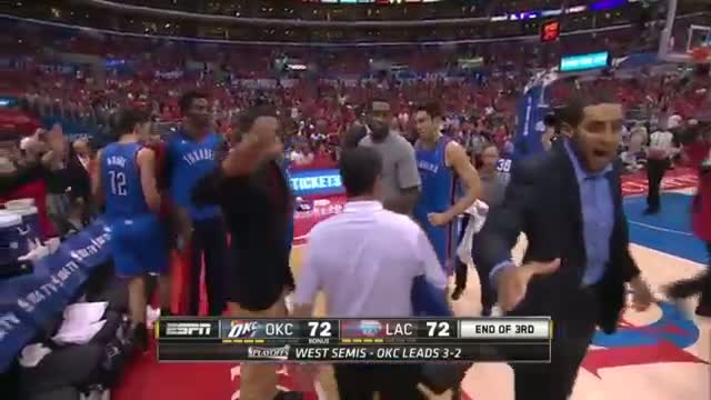 Watch NBA Playoffs 2014: Oklahoma Thunder vs LA Clippers Game 6 Highlights (Basketball Video) Video