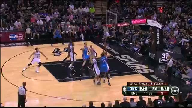 Watch NBA Duel: Tim Duncan vs. Kevin Durant in Game 1 of the Conference Finals (Basketball Video) Video