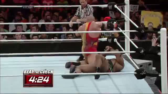 Watch Big E vs. Ryback - Beat the Clock Challenge: WWE Raw, May 19, 2014 Video