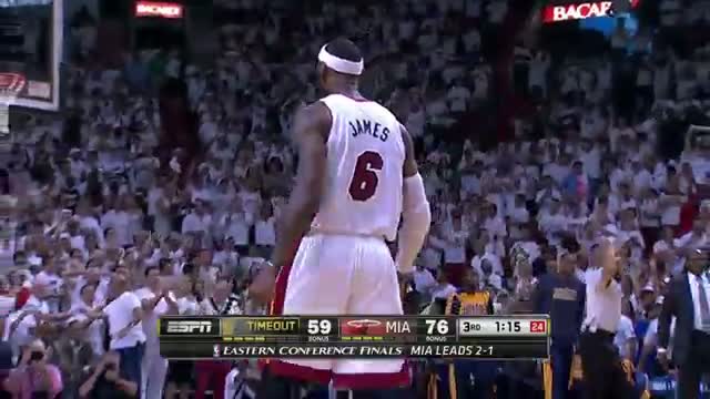 Watch NBA: LeBron James Goes Coast-to-Coast for the Monster Smash (Basketball Video ) Video
