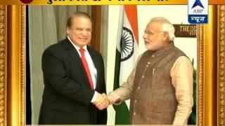 Watch Narendra Modi meets Pakistan PM Nawaz Sharif Video