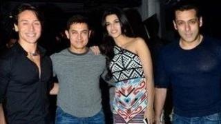 Watch Salman Khan & Aamir Khan attend Tiger Shroff's Heropanti SUCCESS PARTY Video