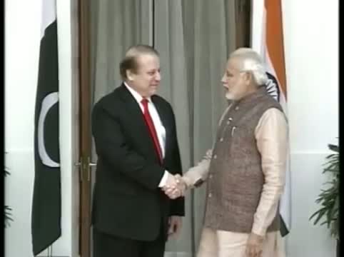 Watch PM Shri Narendra Modi meets Pakistan PM Mr. Nawaz Sharif Video