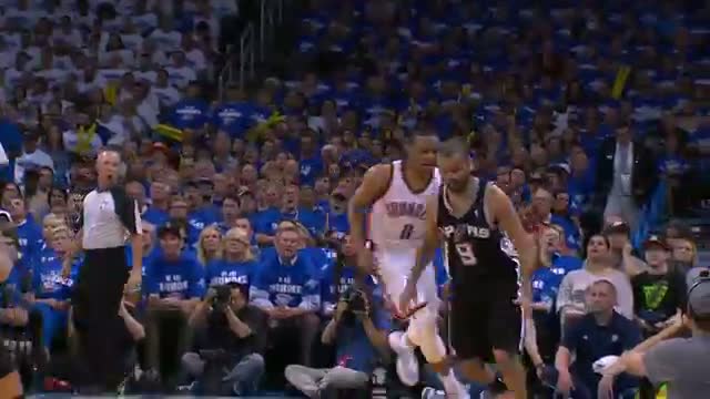 Watch NBA: Russell Wesbrook Scores 40, Dishes 10 in Game 4 Win (Basketball Video) Video