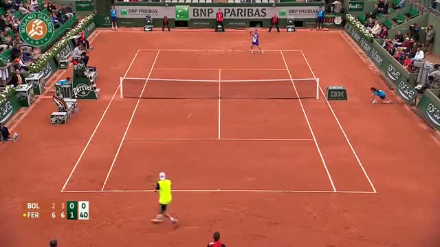 Watch D. Ferrer v. S. Bolelli 2014 French Open Men's R2 Highlights Video