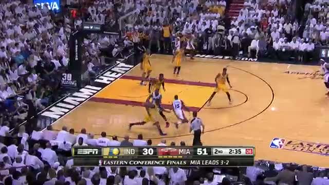 Watch NBA: LeBron James and Chris Bosh Send the Heat to the Finals (Basketball Video) Video