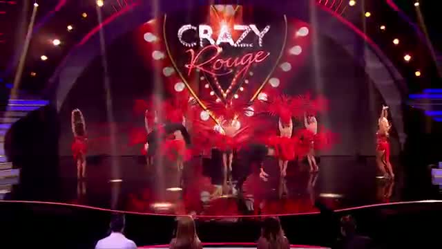Watch Burlesque act Crazy Rouge put on a glitzy show - Britain's Got Talent 2014 Video
