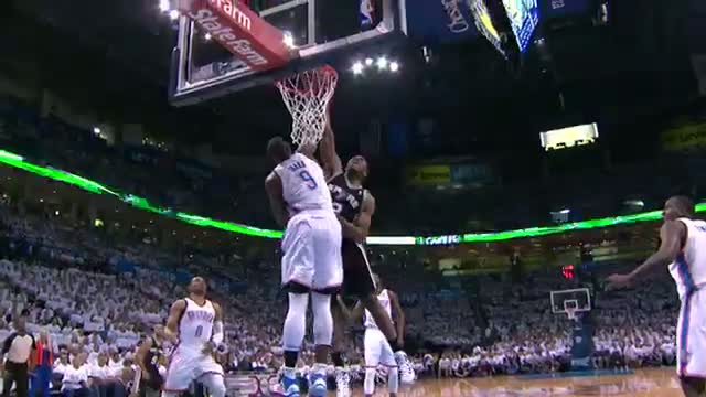Watch NBA: Kawhi Leonard Posterizes Serge Ibaka to Start Game 6 (Basketball Video) Video