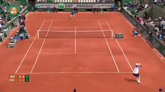 Watch T. Berdych v. J. Isner 2014 French Open Men's R4 Highlights Video