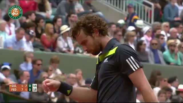 Watch E. Gulbis v. R. Federer 2014 French Open Men's R4 HighlightsRoland Garros officiel Video