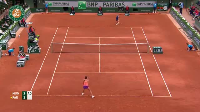 Watch G. Muguruza v. P. Parmentier 2014 French Open Women's R4 Highlights Video