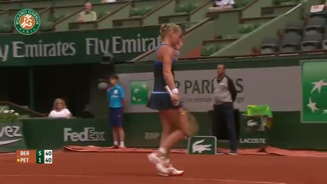 Watch A. Petkovic v. K. Bertens 2014 French Open Women's R4 Highlights Video