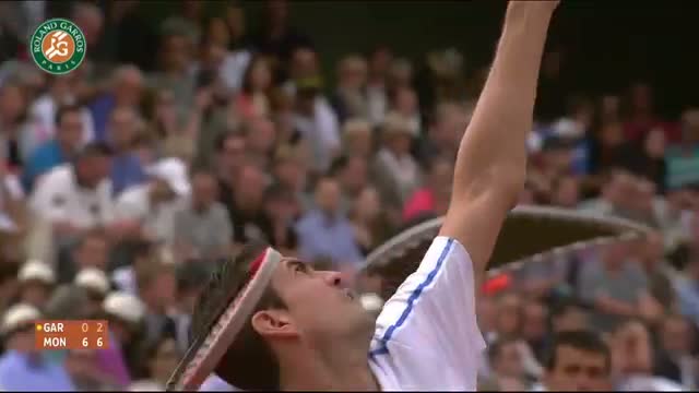 Watch G.Monfils v G.Garcia Lopez 2014 French Open men's R4 Highlights Video