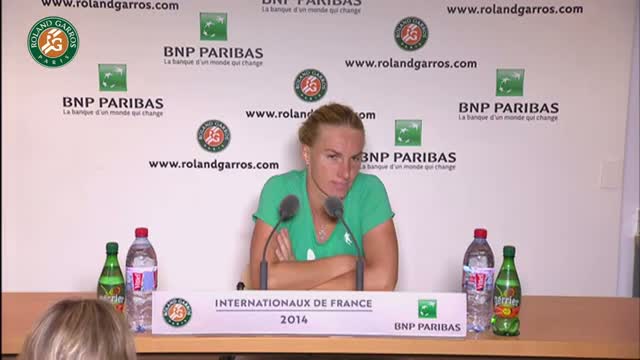 Watch Press Conference S.Kuznetsova 2014 French Open R4 Video