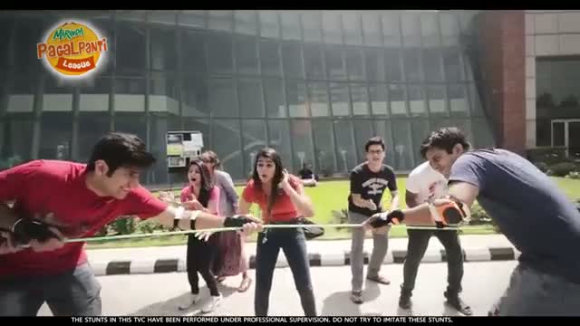 Watch Mirinda "Pagalpanti Idea" New Ad 2014 - Tug of War Video