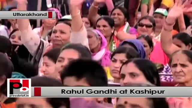 Watch Rahul Gandhi at Kashipur, Uttarakhand, seeks support for Congress Video