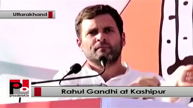 Watch Rahul Gandhi at Kashipur, Uttarakhand, attacks BJP, highlights UPA schemes Video