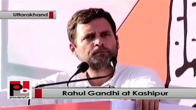 Watch Rahul Gandhi at Kashipur, Uttarakhand, takes on Modi, seeks people's support for Congress Video