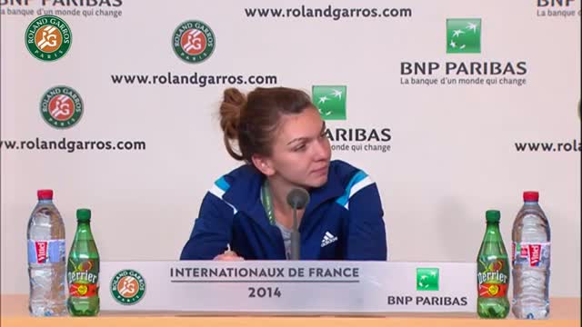 Watch Press conference Simona Halep 2014 French Open SF Video