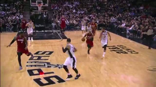 Watch NBA: Ray Allen Steals and Takes Off for the Vicious Slam (Basketball Video) Video