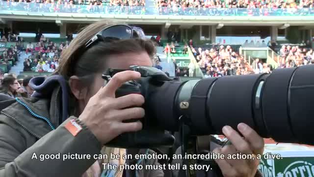Watch Jobs at the French Open: Photographer Video