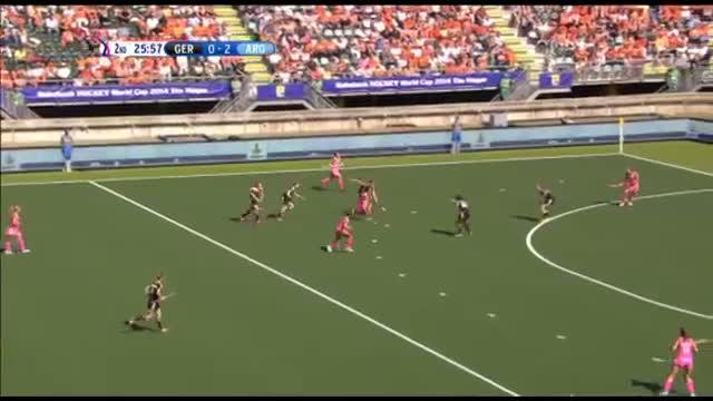 Watch Germany vs Argentina - Women's Rabobank Hockey World Cup 2014 Hague Pool B [06/6/2014] Video