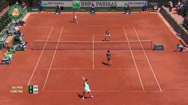 Watch SW.Hsieh/S.Peng v S.Errani/R.Vinci 2014 French Open women's double Final Highlights Video