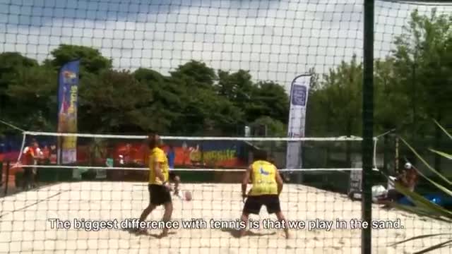 Watch 2014 French Open. Beach tennis at Roland Garros Video