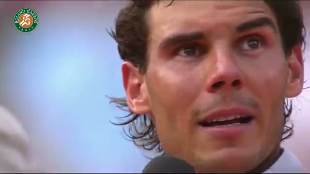 Watch Nadal's speech on podium after his 2014 French Open victory Video
