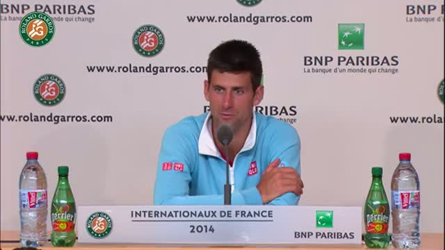 Watch ConfÃƒÂ©rence de presse N.Djokovic Roland Garros 2014 Finale Video