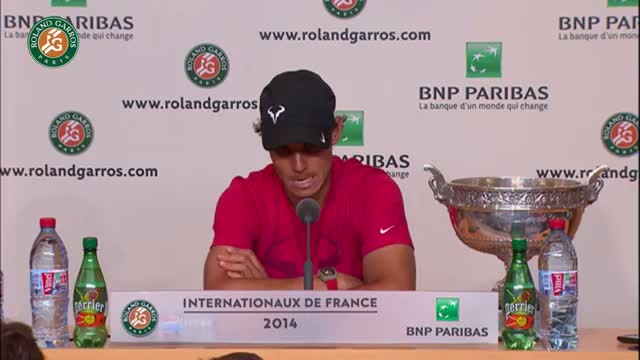 Watch Press conference Rafael Nadal 2014 French Open Final Video