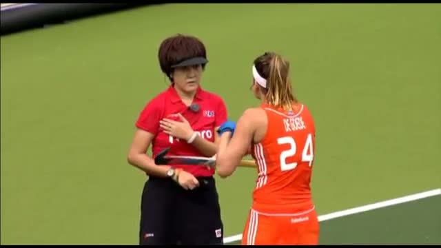 Watch Netherlands vs Korea - Women's Rabobank Hockey World Cup 2014 Hague Pool A [09/6/2014] Video